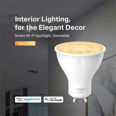TP-Link Tapo L610 GU10 Dimmelhető Smart Wi-Fi LED izzó (2db-os)