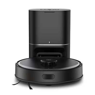 TP-Link Tapo RV30 Max Plus fekete robotporszívó és felmosó automata töltő, üritő dokkolóval - R