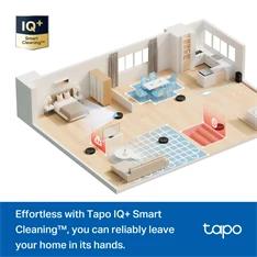 TP-Link Tapo RV30 Max Plus fekete robotporszívó és felmosó automata töltő, üritő dokkolóval - R
