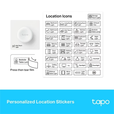 TP-Link Tapo S200D okos Wi-Fi fényerő szabályzó kapcsoló