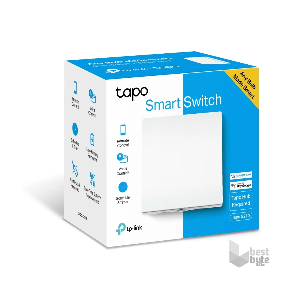 TP-Link Tapo S210 beépíthető okos fali kapcsoló