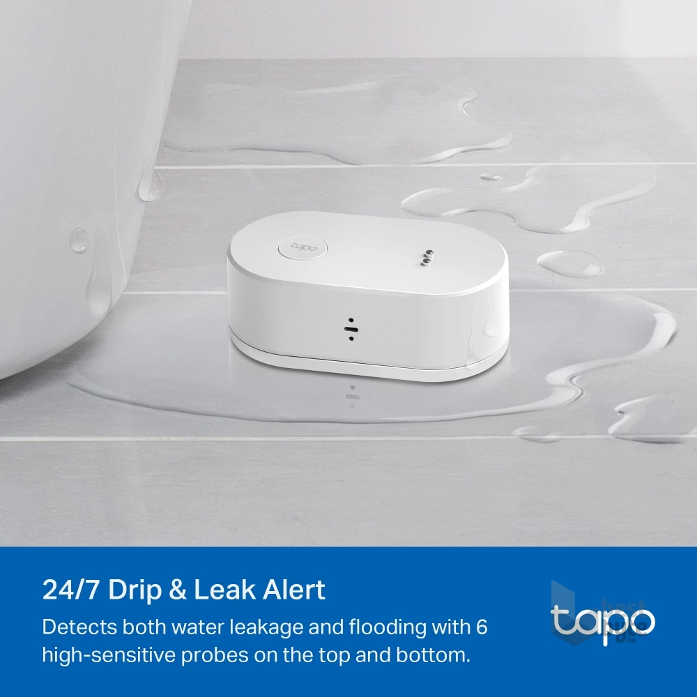TP-Link Tapo T300 fehér okos vízszivárgás érzékelő