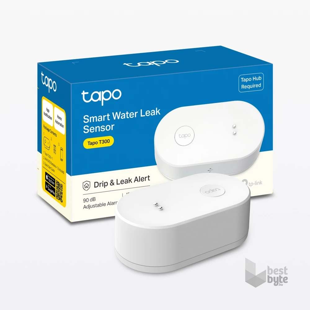 TP-Link Tapo T300 fehér okos vízszivárgás érzékelő