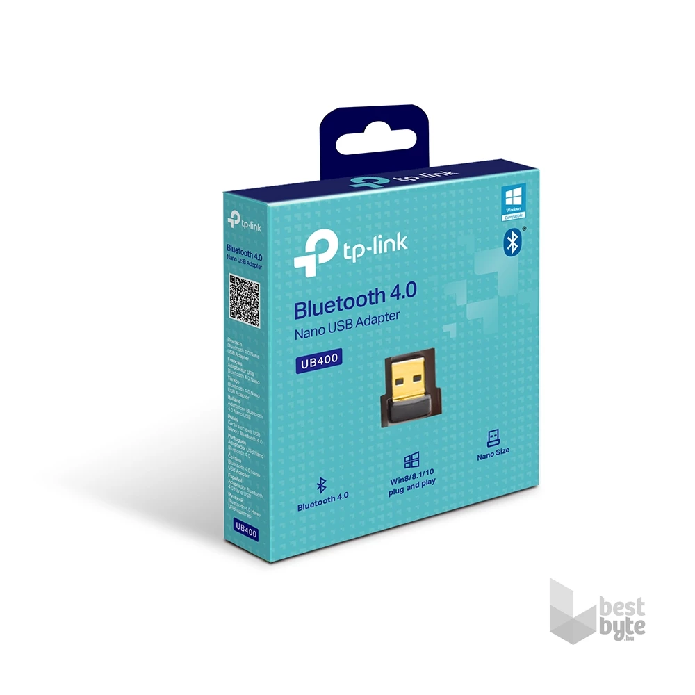 TP-Link UB400 Bluetooth 4.0 fekete Nano USB adapter