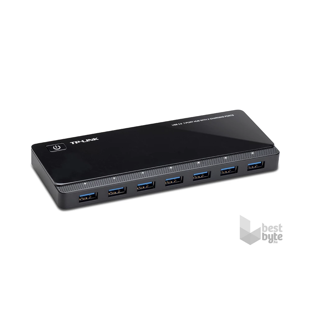 TP-Link UH720 7portos fekete USB3.0 HUB
