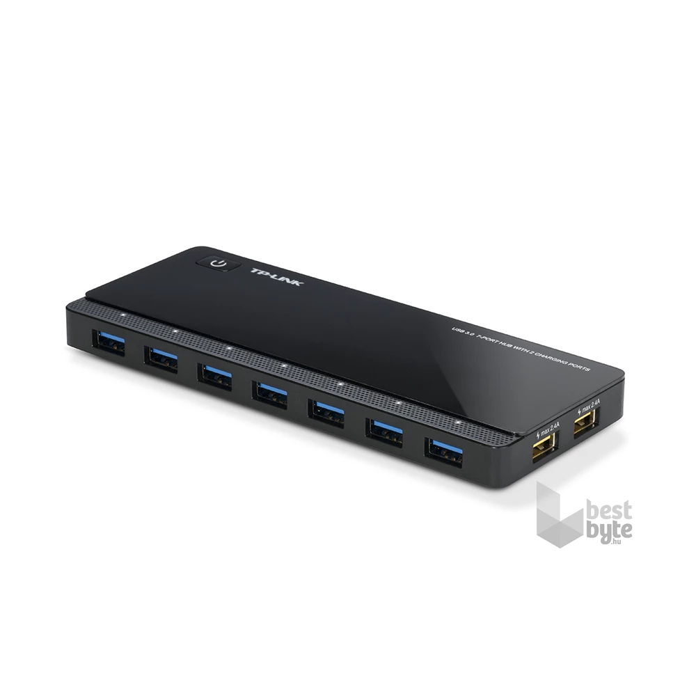 TP-Link UH720 7portos fekete USB3.0 HUB