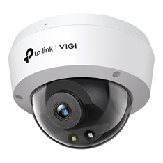 TP-Link VIGI C240(4mm) /Kültéri/4MP/4mm/IR/LED30m/FullColor/IK10/Smart/ Duál megvilágítású IP dóm kamera