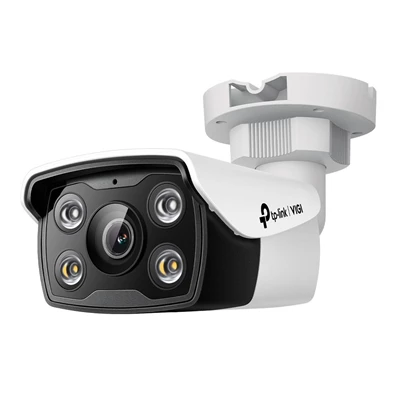 TP-Link VIGI C350(4mm) /Kültéri/5MP/4mm/IR/LED30m/FullColor/Smart/ Duál megvilágítású IP csőkamera