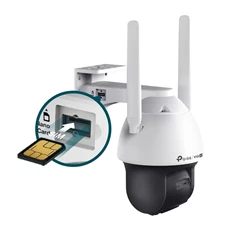 TP-Link VIGI C540-4G(4mm) /Kültéri/4MP/4mm/IR/LED30m/FullColor/Smart/Auto Tracking/kétirányú hang/ 4G IP PT kamera