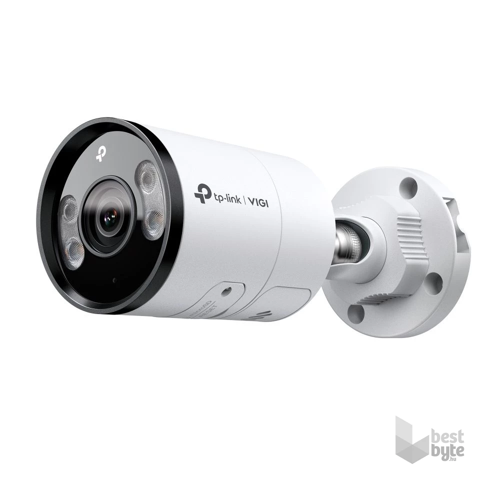 TP-Link VIGI InSight S345(4mm) /Kültéri/4MP/4mm/IR/LED30m/FullColor/Smart/fém ház/ Duál megvilágítású IP csőkamera