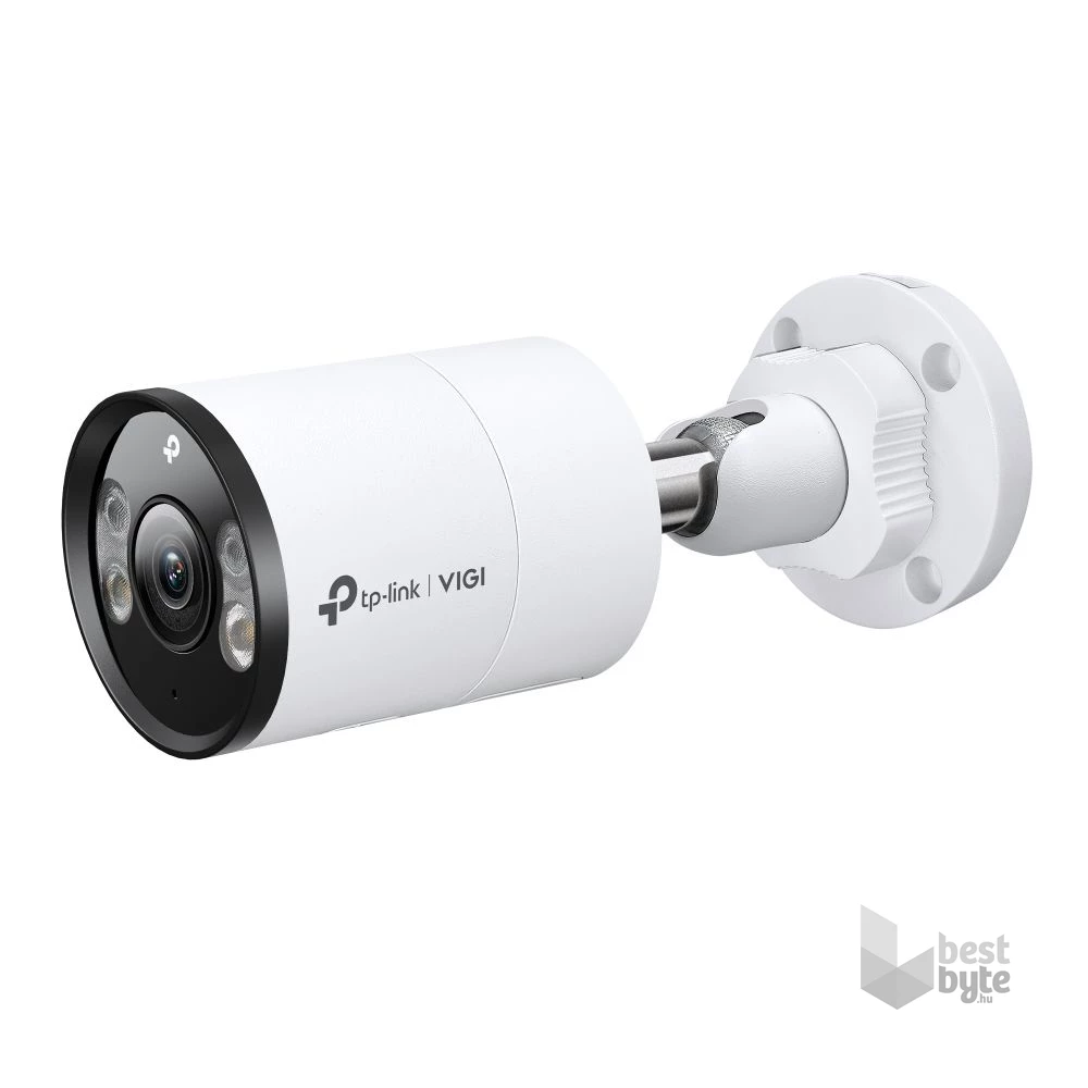 TP-Link VIGI InSight S345(4mm) /Kültéri/4MP/4mm/IR/LED30m/FullColor/Smart/fém ház/ Duál megvilágítású IP csőkamera