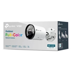 TP-Link VIGI InSight S345(4mm) /Kültéri/4MP/4mm/IR/LED30m/FullColor/Smart/fém ház/ Duál megvilágítású IP csőkamera