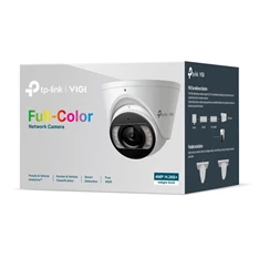 TP-Link VIGI InSight S445(2.8mm)/Kültéri/4MP/2,8mm/IR/LED30m/FullColor/Smart/fém ház/Duál megvilágítású IP turret kamera