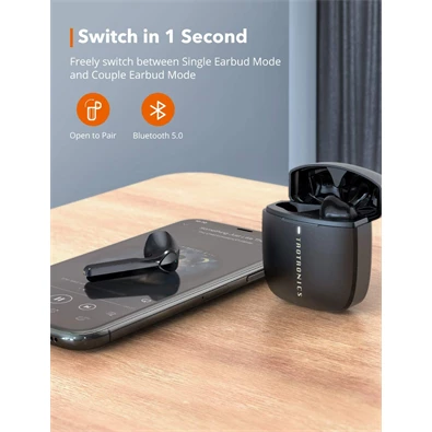 TaoTronics SoundLiberty 92 True Wireless Bluetooth fekete fülhallgató