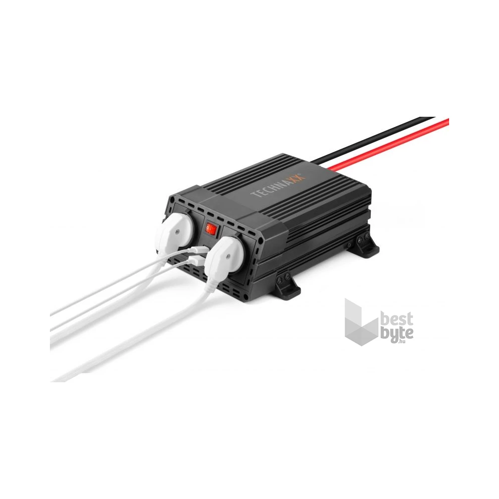 Technaxx TE19 600W 1xUSB-C 1xUSB 2x230V autós inverter