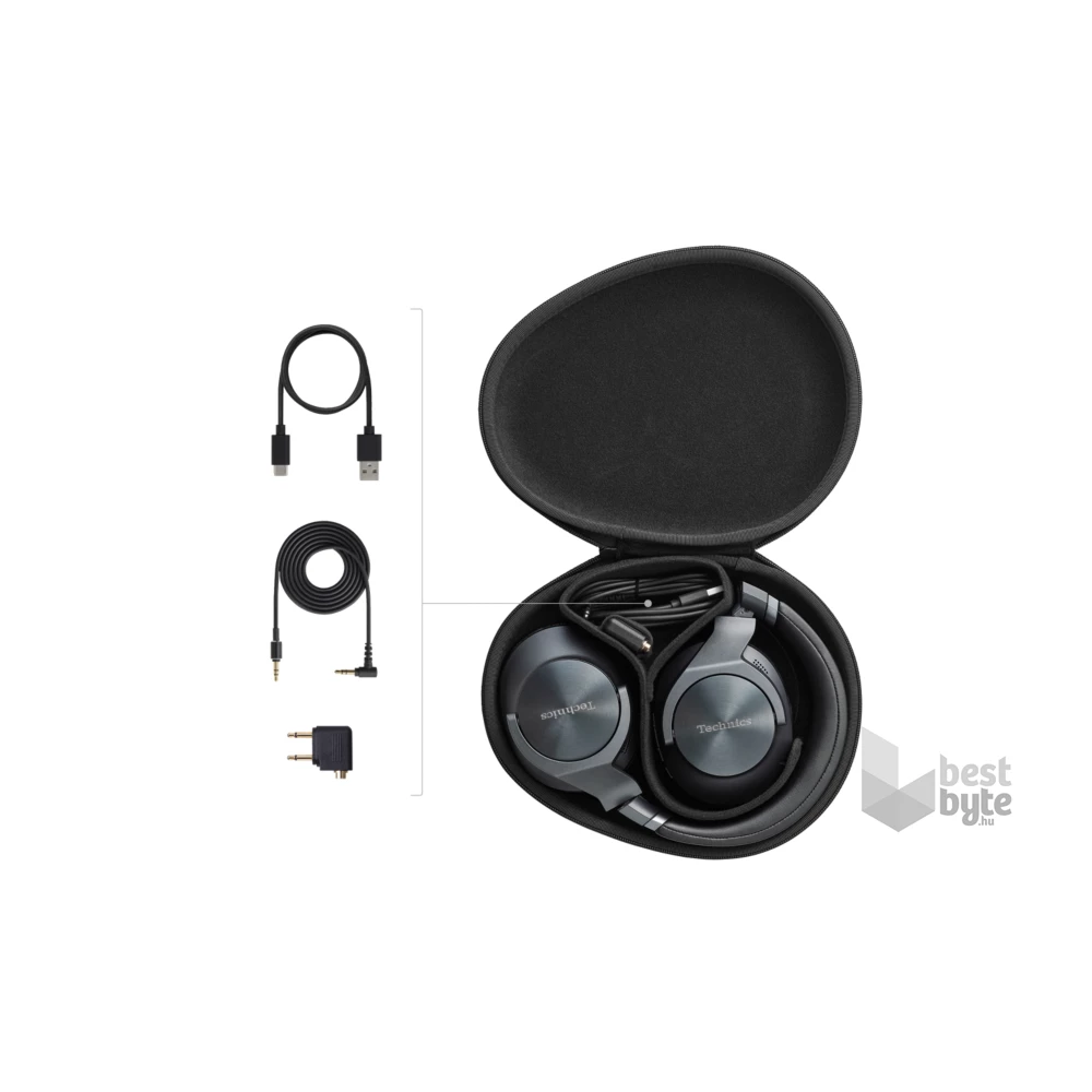 Technics EAH-A800E-K Bluetooth fekete fejhallgató