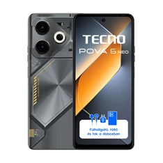 Tecno Pova 6 Neo 8/256GB DualSIM kártyafüggetlen okostelefon - fekete (Android)