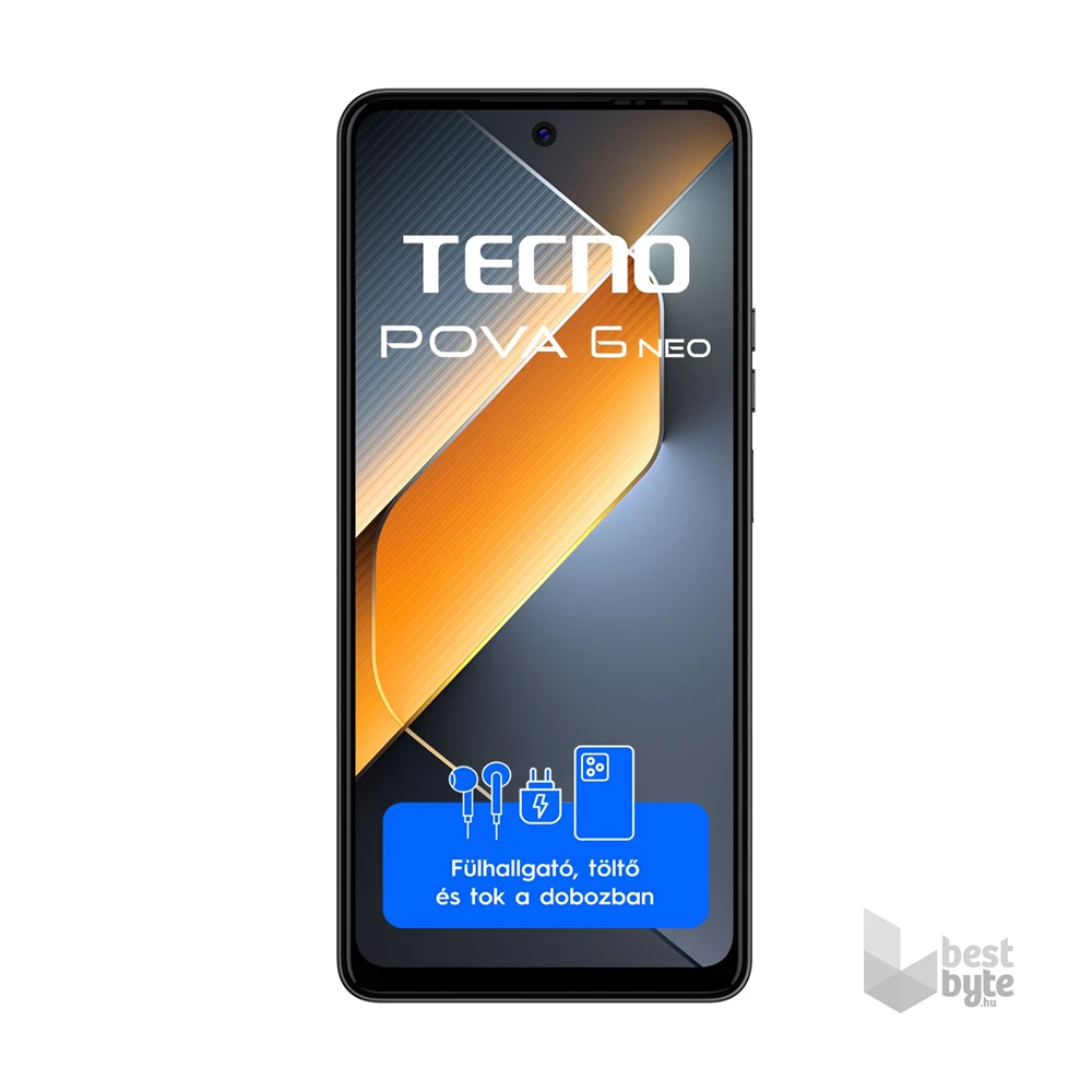 Tecno Pova 6 Neo 8/256GB DualSIM kártyafüggetlen okostelefon - fekete (Android)