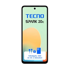 Tecno Spark 20C 4/128GB DualSIM kártyafüggetlen okostelefon - Mystery White (Android)