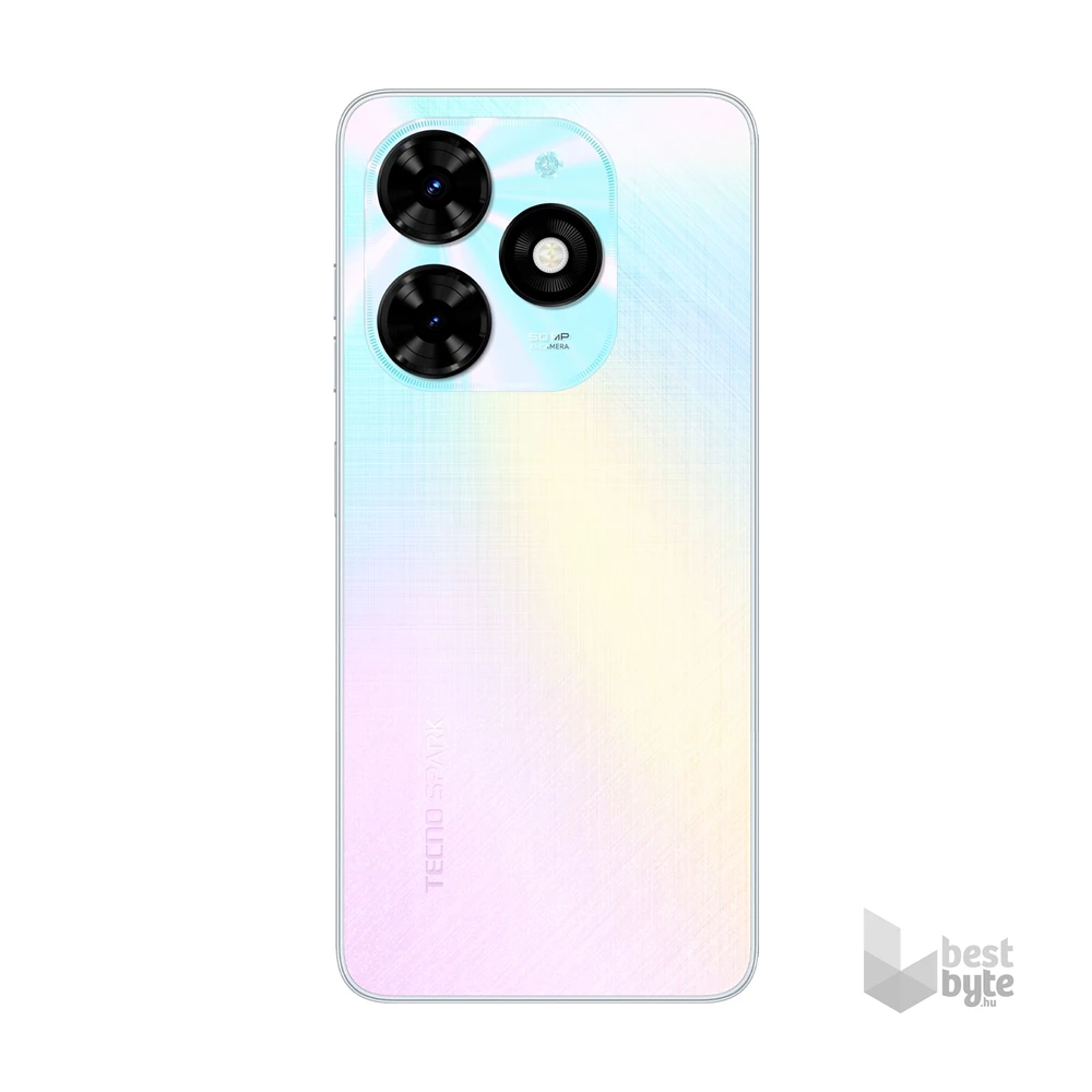Tecno Spark 20C 4/128GB DualSIM kártyafüggetlen okostelefon - Mystery White (Android)