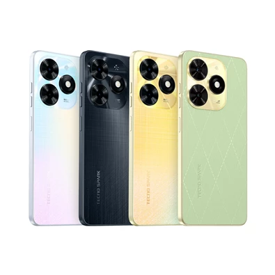 Tecno Spark 20C 4/128GB DualSIM kártyafüggetlen okostelefon - Mystery White (Android)