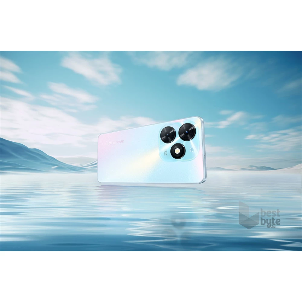 Tecno Spark 20C 4/128GB DualSIM kártyafüggetlen okostelefon - Mystery White (Android)