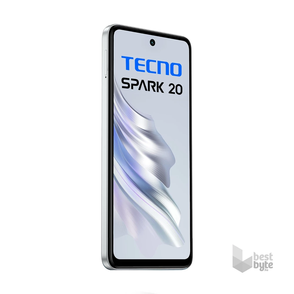 Tecno Spark 20 8/256GB DualSIM kártyafüggetlen okostelefon - Cyber White (Android)