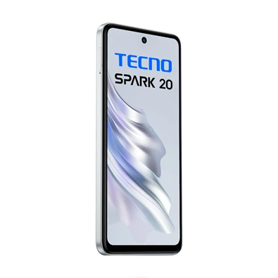 Tecno Spark 20 8/256GB DualSIM kártyafüggetlen okostelefon - Cyber White (Android)