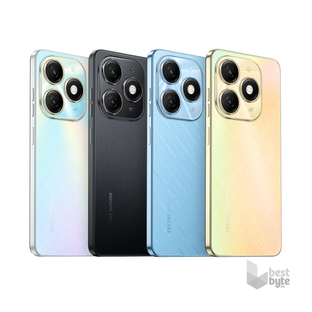 Tecno Spark 20 8/256GB DualSIM kártyafüggetlen okostelefon - Cyber White (Android)