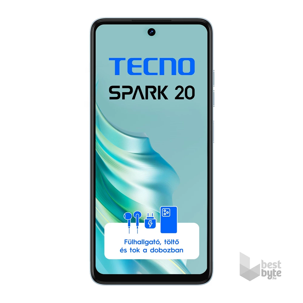 Tecno Spark 20 8/256GB DualSIM kártyafüggetlen okostelefon - Magic Skin Blue (Android)