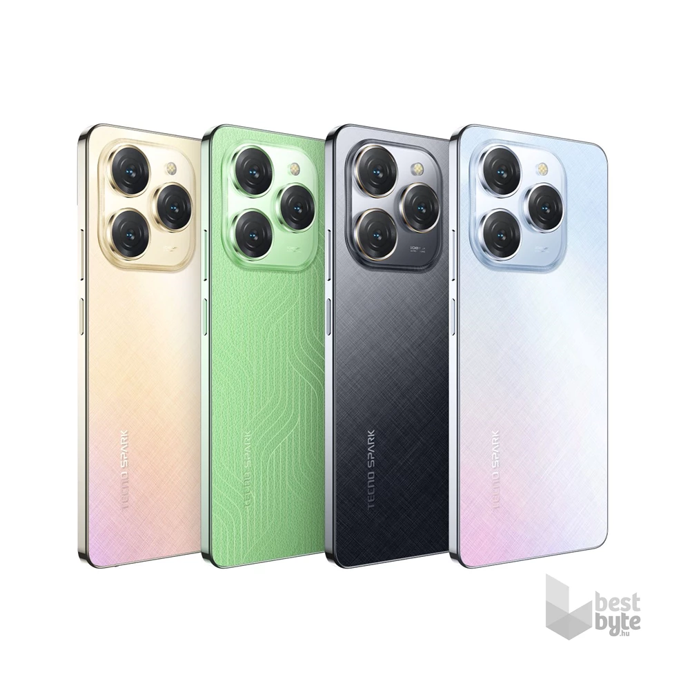 Tecno Spark 20 Pro 8/256GB DualSIM kártyafüggetlen okostelefon - Frosty Ivory (Android)