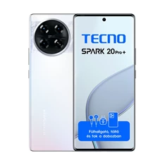 Tecno Spark 20 Pro+ 8/256GB DualSIM kártyafüggetlen okostelefon - Lunar Frost (Android)