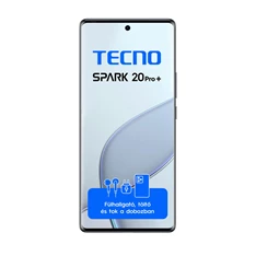 Tecno Spark 20 Pro+ 8/256GB DualSIM kártyafüggetlen okostelefon - Lunar Frost (Android)