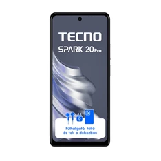 Tecno Spark 20 Pro 8/256GB DualSIM kártyafüggetlen okostelefon - Moonlit Black (Android)