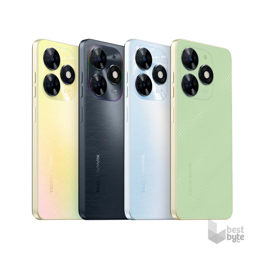 Tecno Spark Go 2024 3/64GB DualSIM kártyafüggetlen okostelefon - Gravity Black (Android)