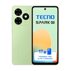 Tecno Spark Go 2024 3/64GB DualSIM kártyafüggetlen okostelefon - Skin Green (Android)