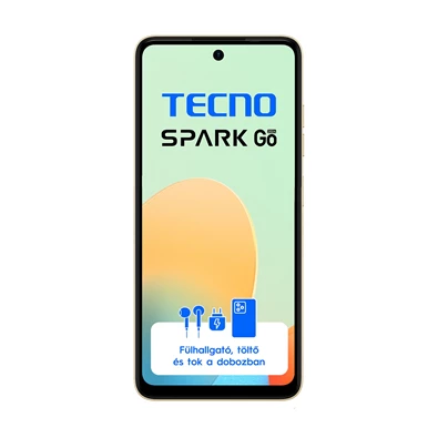 Tecno Spark Go 2024 3/64GB DualSIM kártyafüggetlen okostelefon - Skin Green (Android)