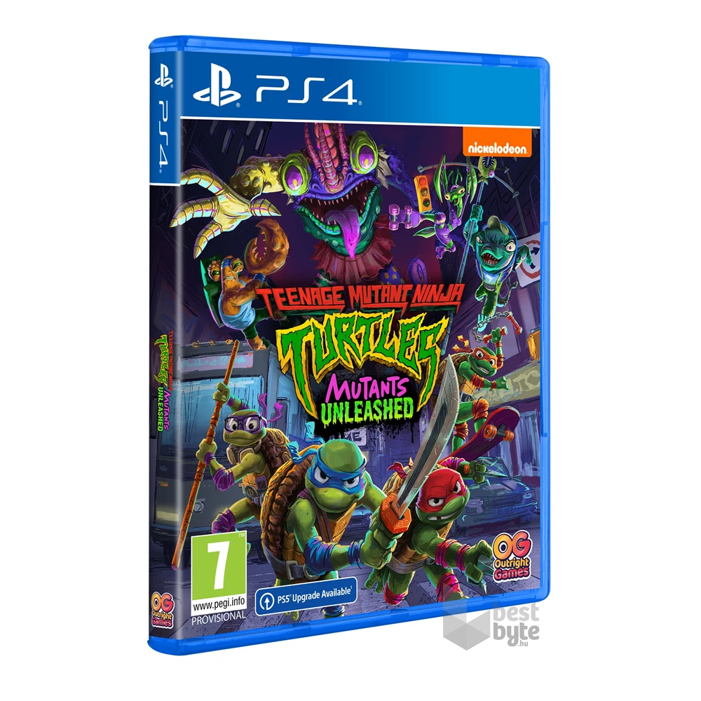 Teenage Mutant Ninja Turtles: Mutants Unleashed PS4 játékszoftver