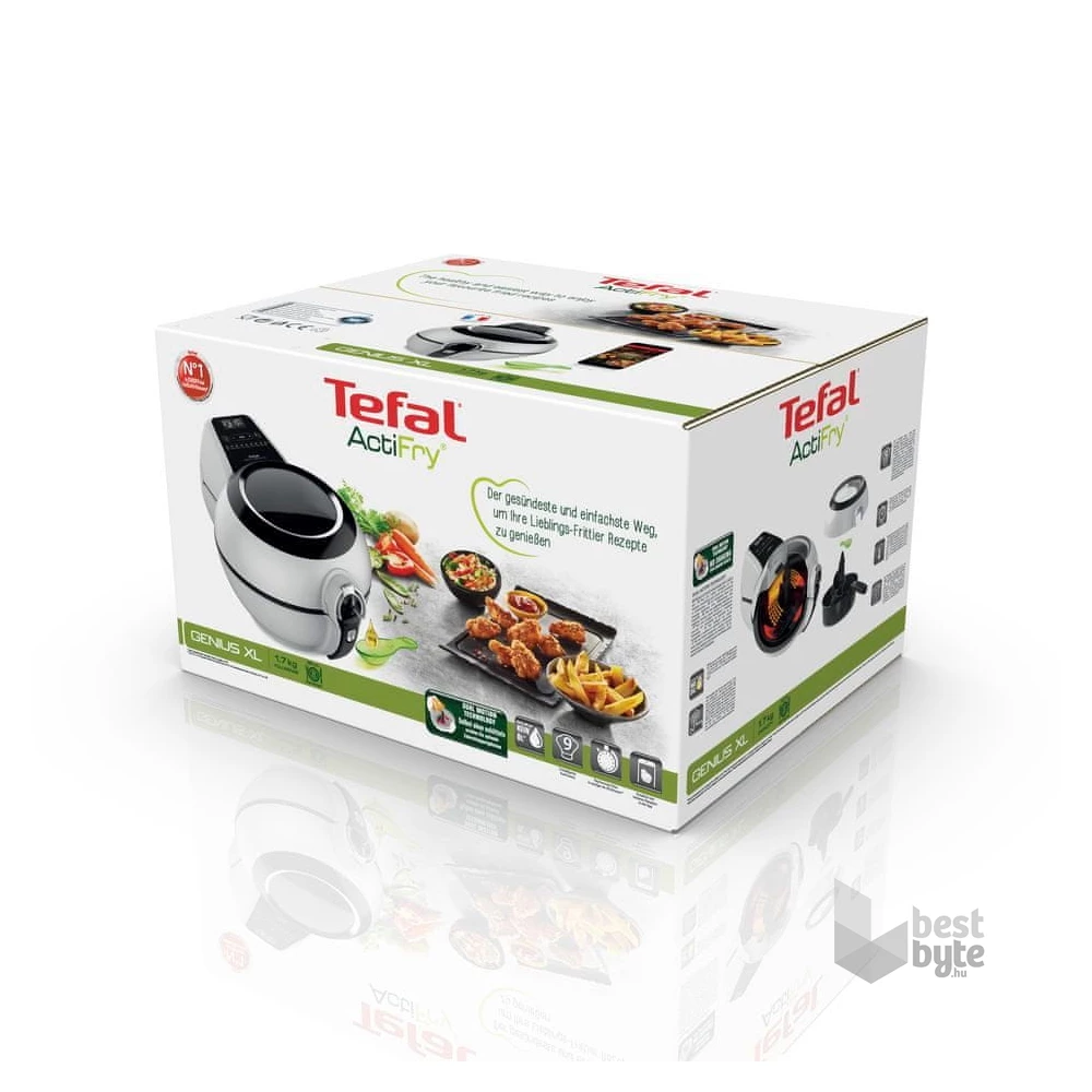 Tefal AH960015 ActiFry Genius XL fekete-fehér 1,7 kg-os forrólevegős sütő