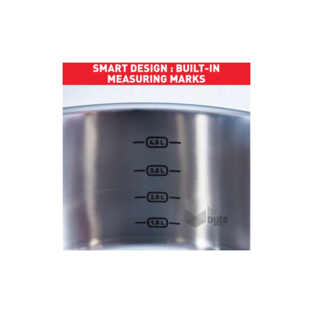 Tefal B8644474 Intuition 20cm rozsdamentes acél lábas és fedő szett