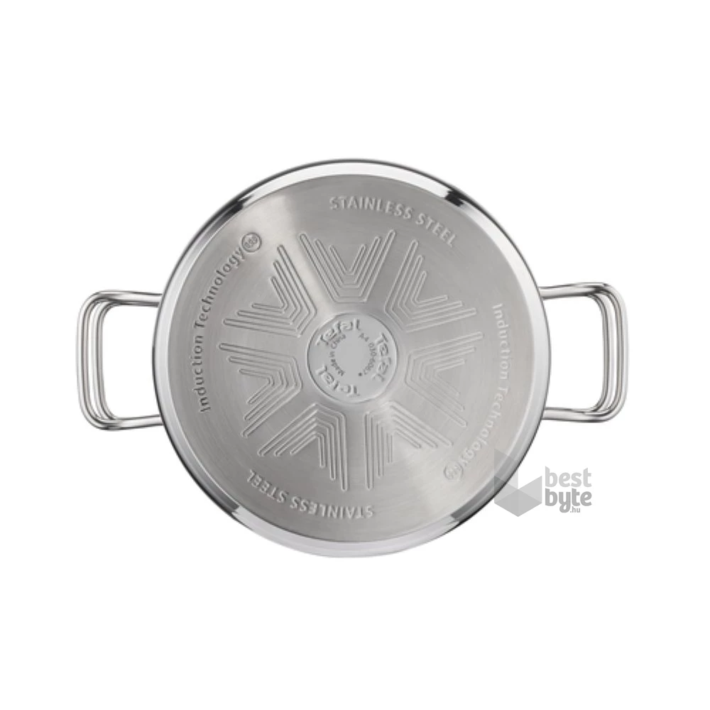 Tefal B8644674 Intuition 24cm rozsdamentes acél lábas és fedő szett