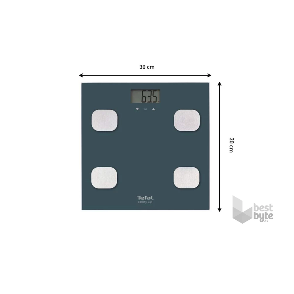 Tefal BM2520V0 Body Up szürke digitális személymérleg