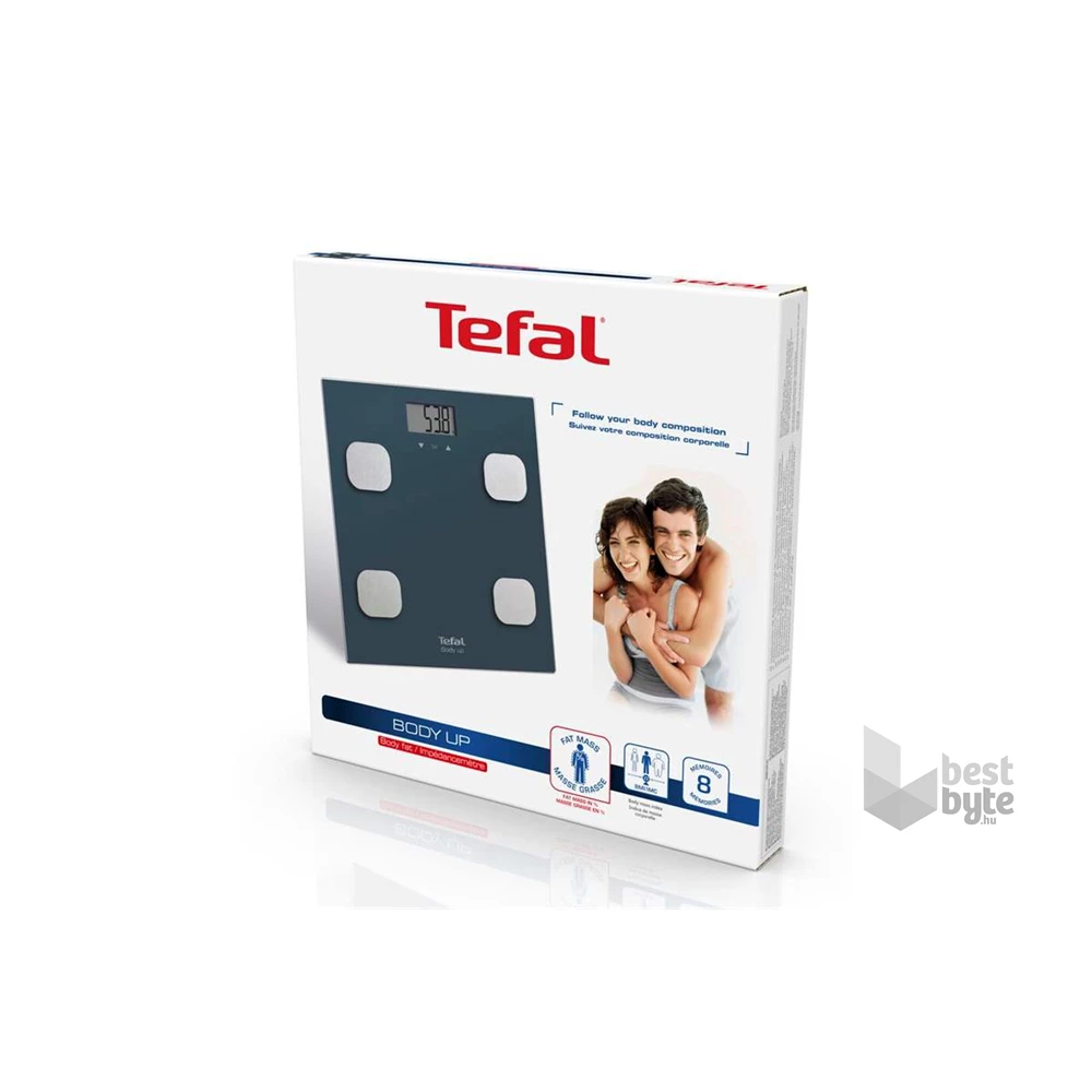 Tefal BM2520V0 Body Up szürke digitális személymérleg