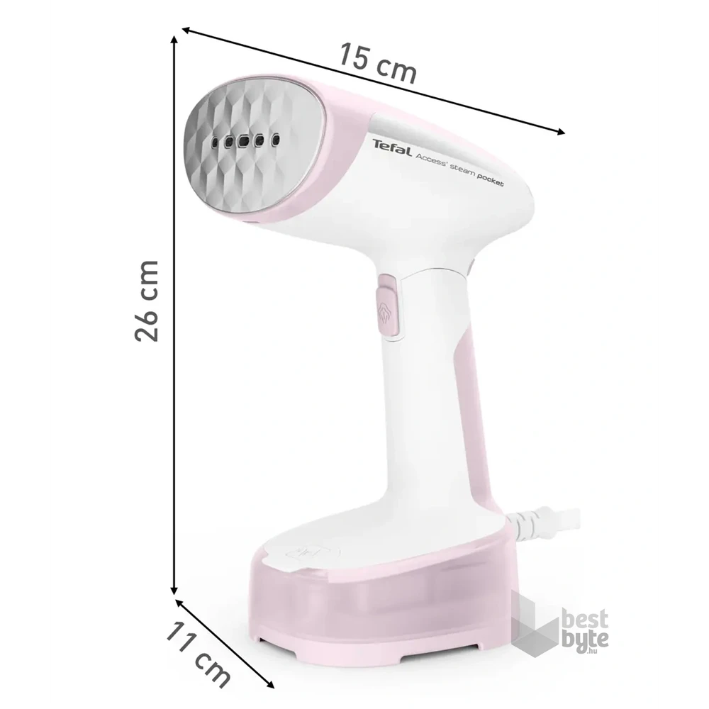 Tefal DT3050E1 Access Steam Pocket fehér-rózsaszín kézi ruhagőzölő