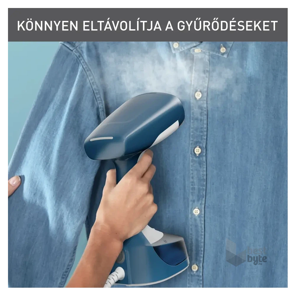 Tefal DT7130E1 Access Steam Easy kék-fehér kézi ruhagőzölő