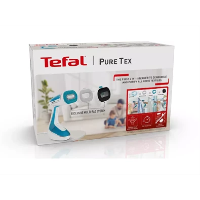 Tefal DT9530E1 Pure Tex kék-fehér kézi ruhagőzölő