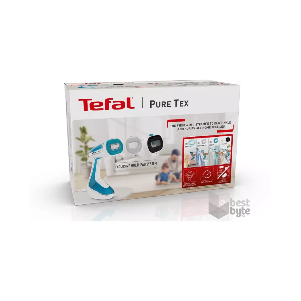 Tefal DT9530E1 Pure Tex kék-fehér kézi ruhagőzölő