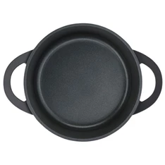 Tefal E2184634 Trattoria öntött alumínium fedős 24 cm-es fekete lábas