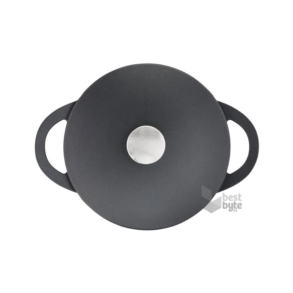 Tefal E2184634 Trattoria öntött alumínium fedős 24 cm-es fekete lábas