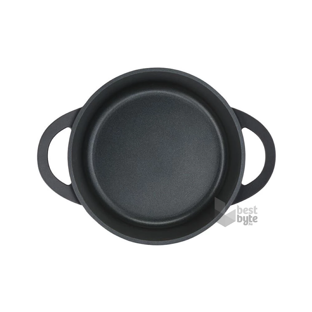 Tefal E2184634 Trattoria öntött alumínium fedős 28 cm-es fekete lábas